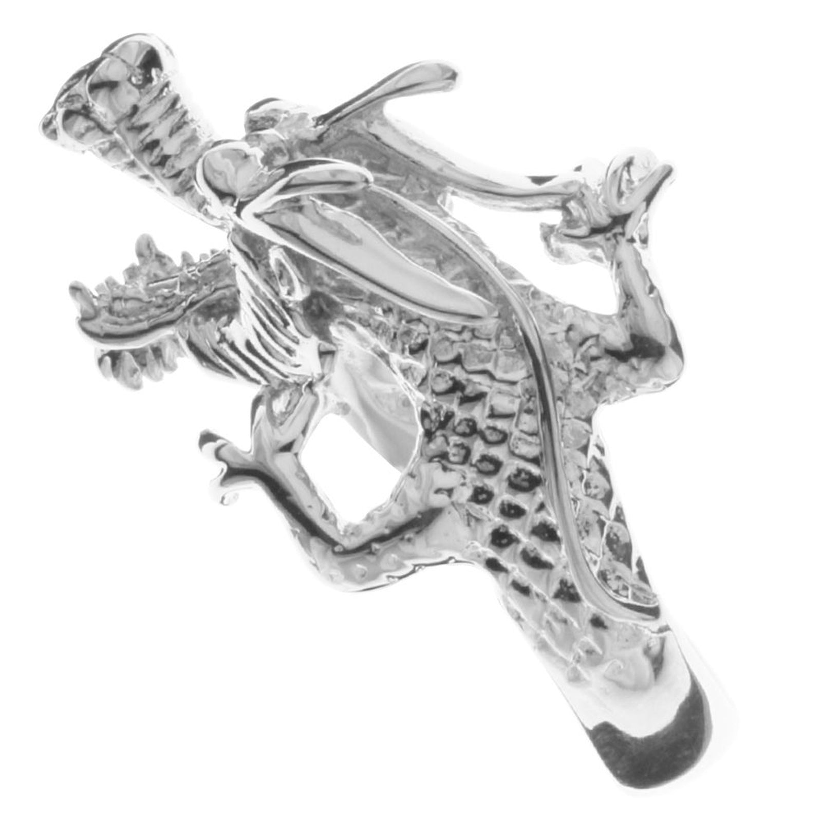 Ring Silber 925/000, Drache -Größe wählbar-