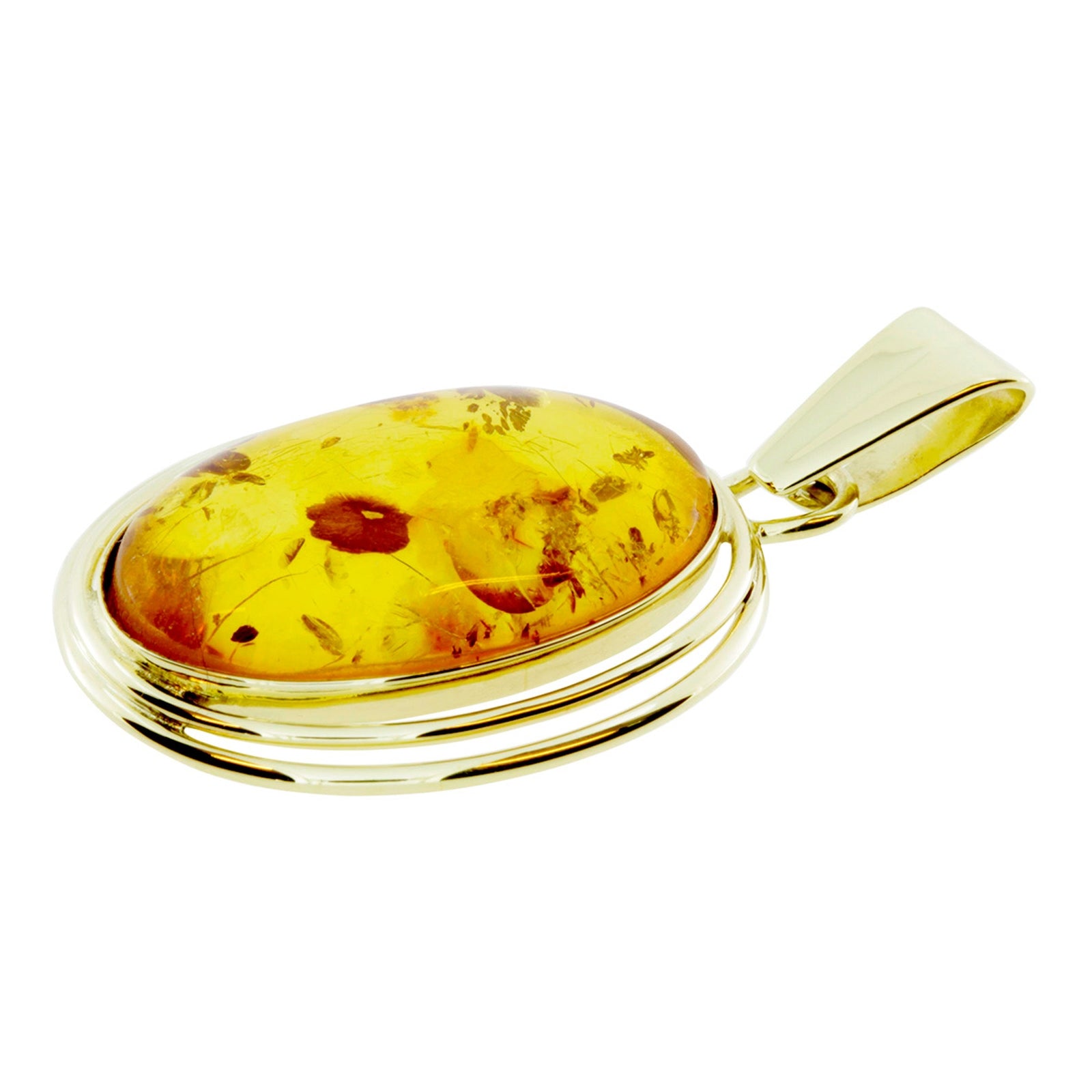 Anhänger Gold 333/000, Bernstein