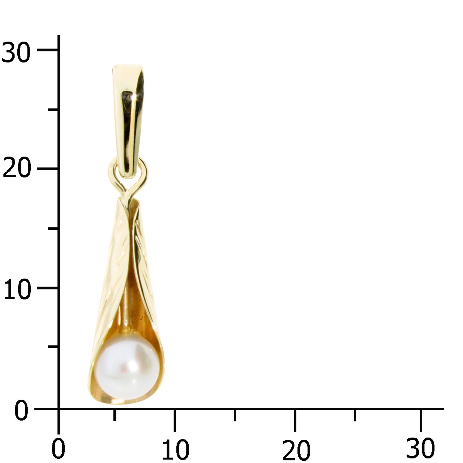 Anhänger Gold 333/000, Bernstein