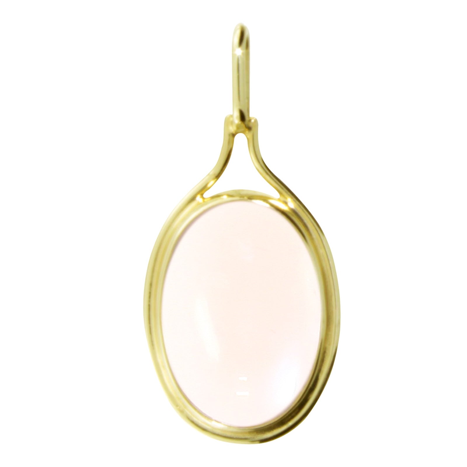 Anhänger Gold 333/000, Rosenquarz