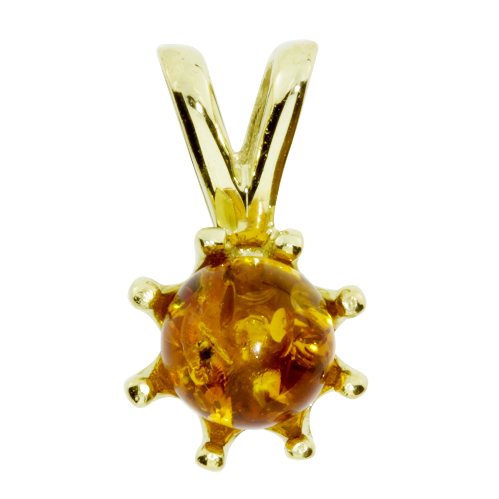 Anhänger Gold 333/000, Bernstein
