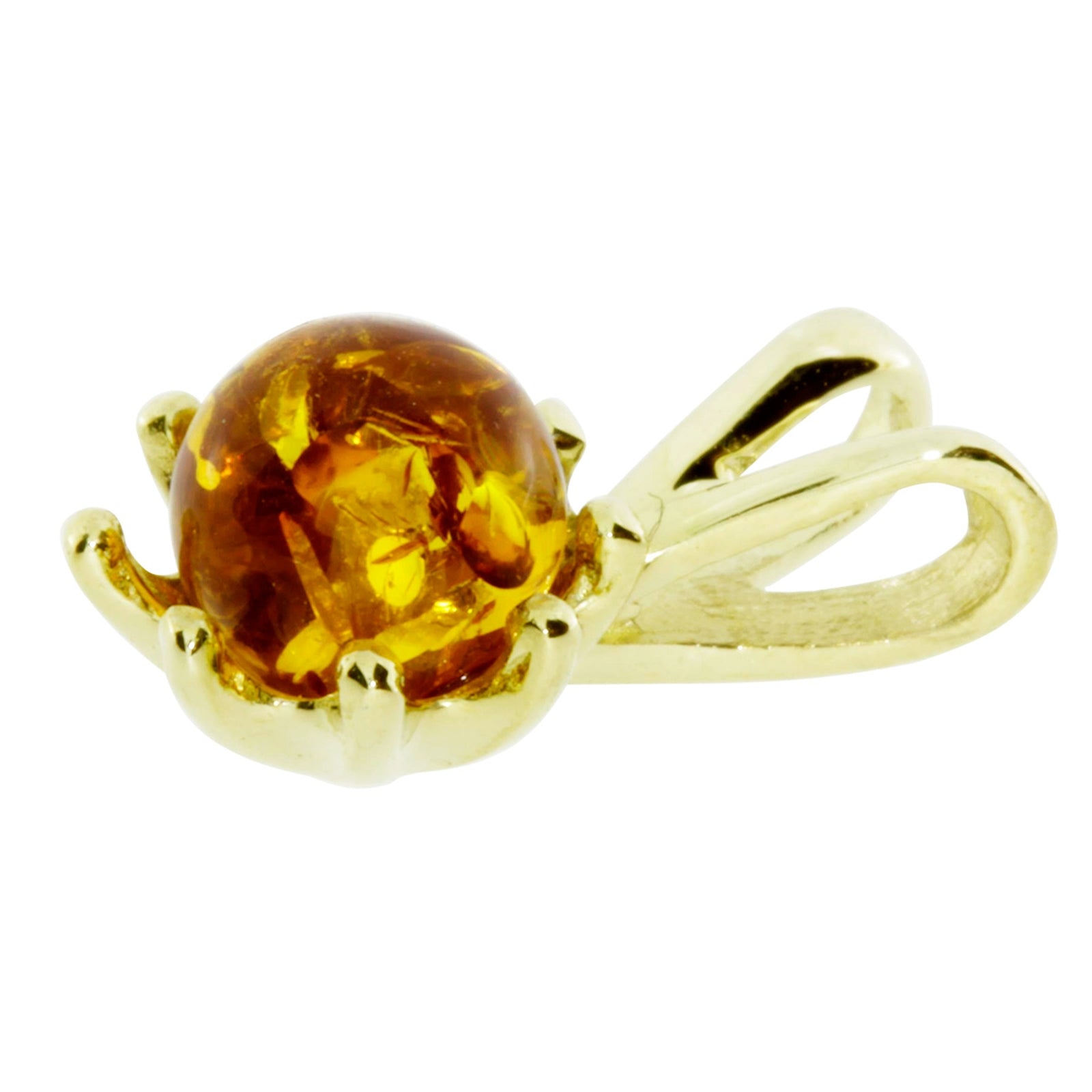 Anhänger Gold 333/000, Bernstein
