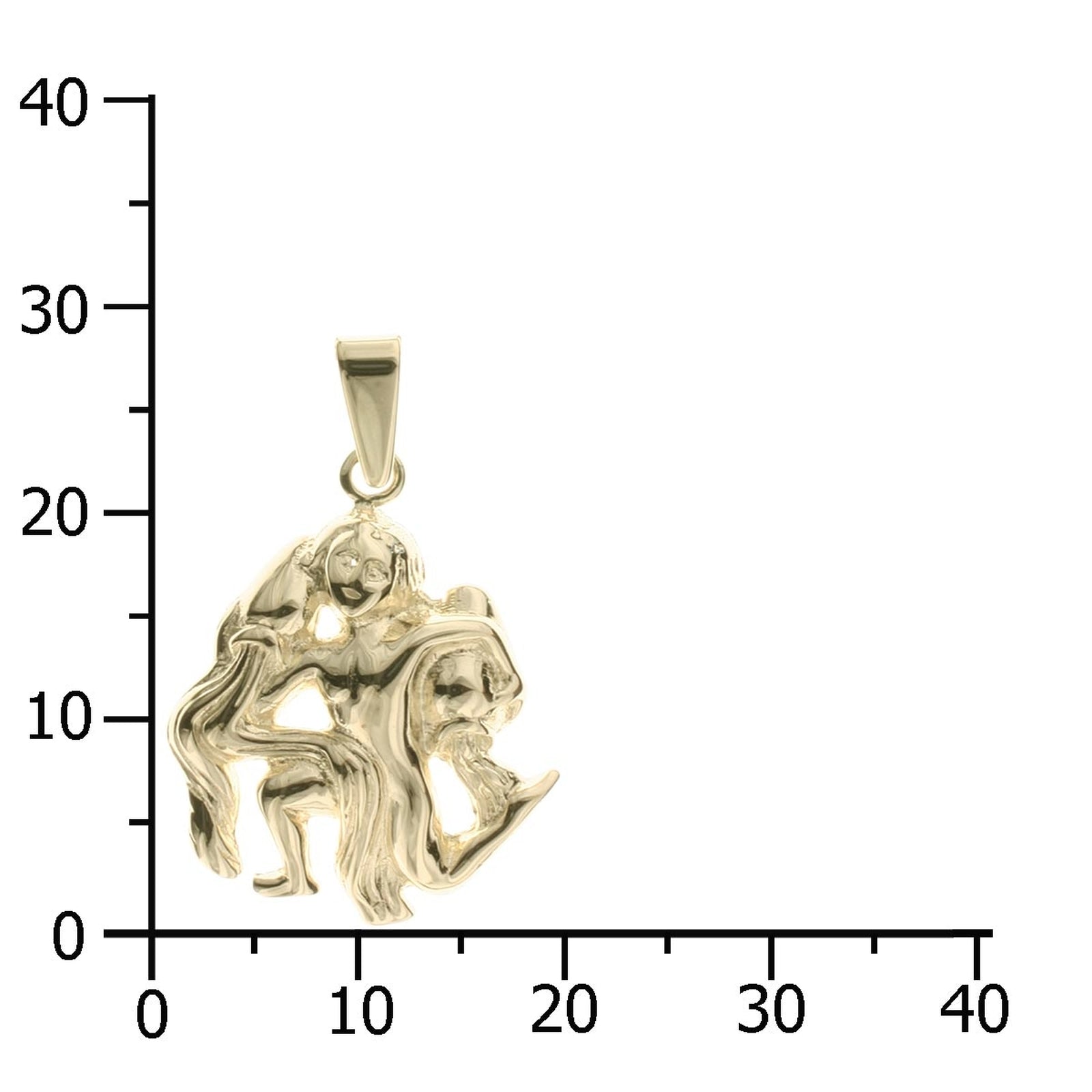 Anhänger Gold 333/000, Wassermann
