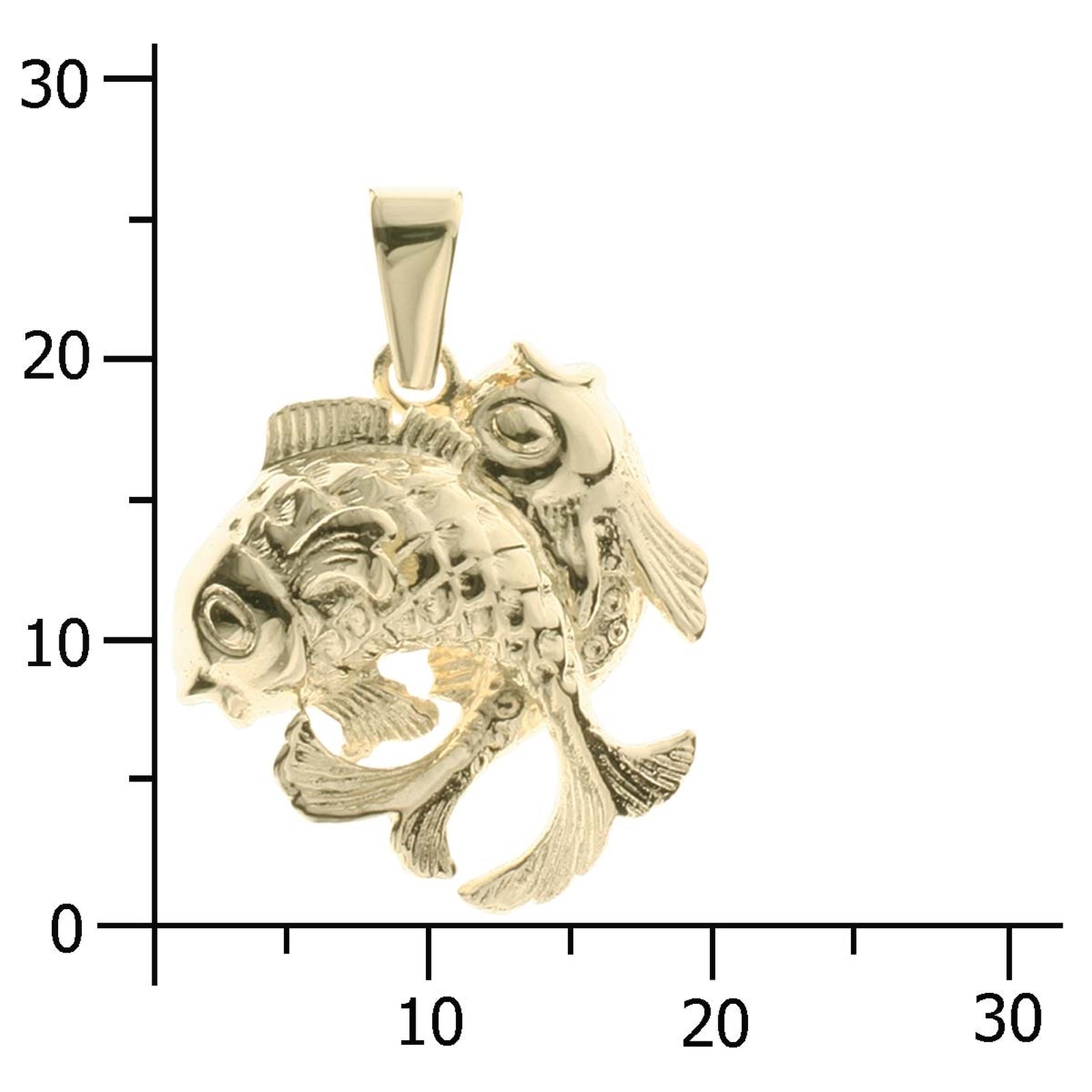 Anhänger Gold 333/000, Fische