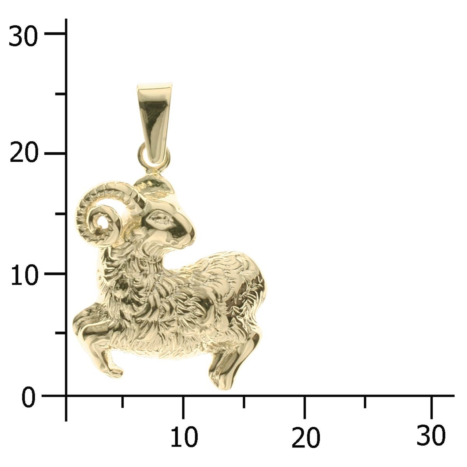Anhänger Gold 333/000, Widder