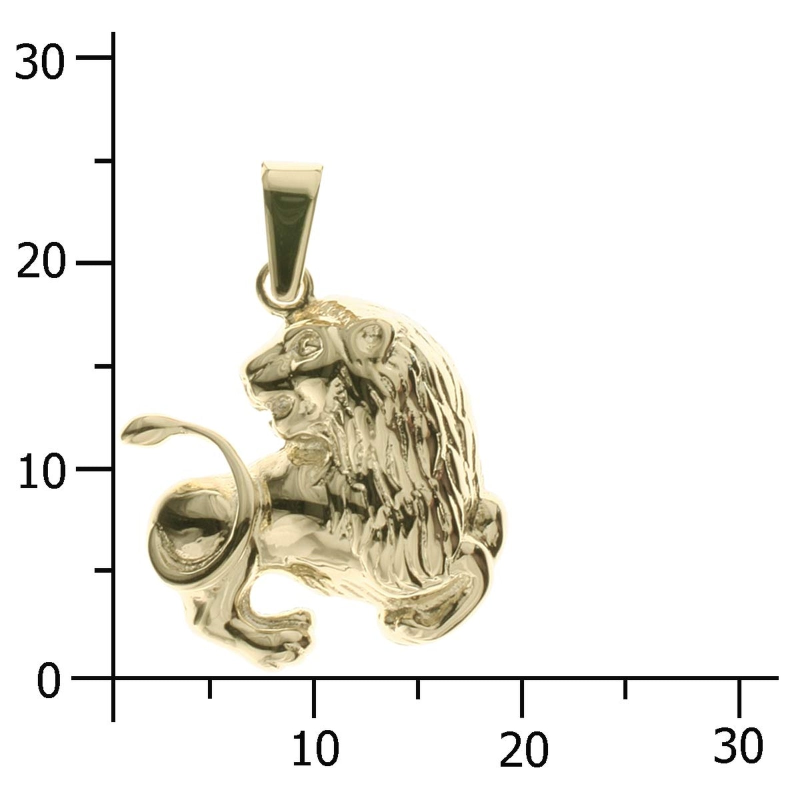 Anhänger Gold 333/000, Löwe