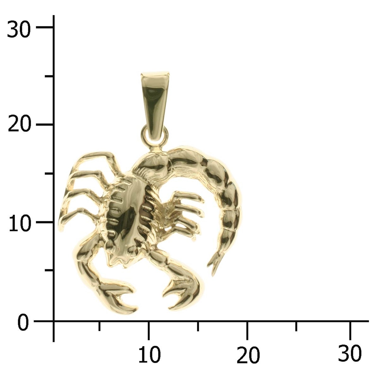 Anhänger Gold 333/000, Skorpion