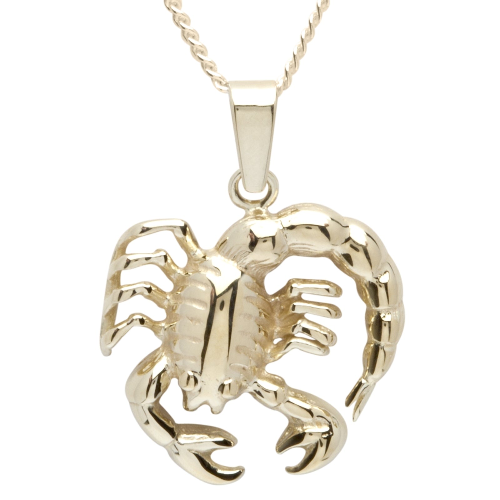 Kette mit Anhänger Gold 333/000, 42 cm, Skorpion
