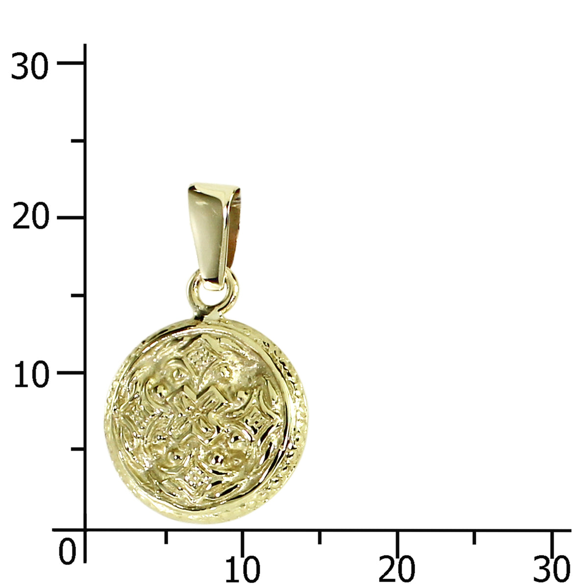Anhänger Hiddensee, Gold 333/000