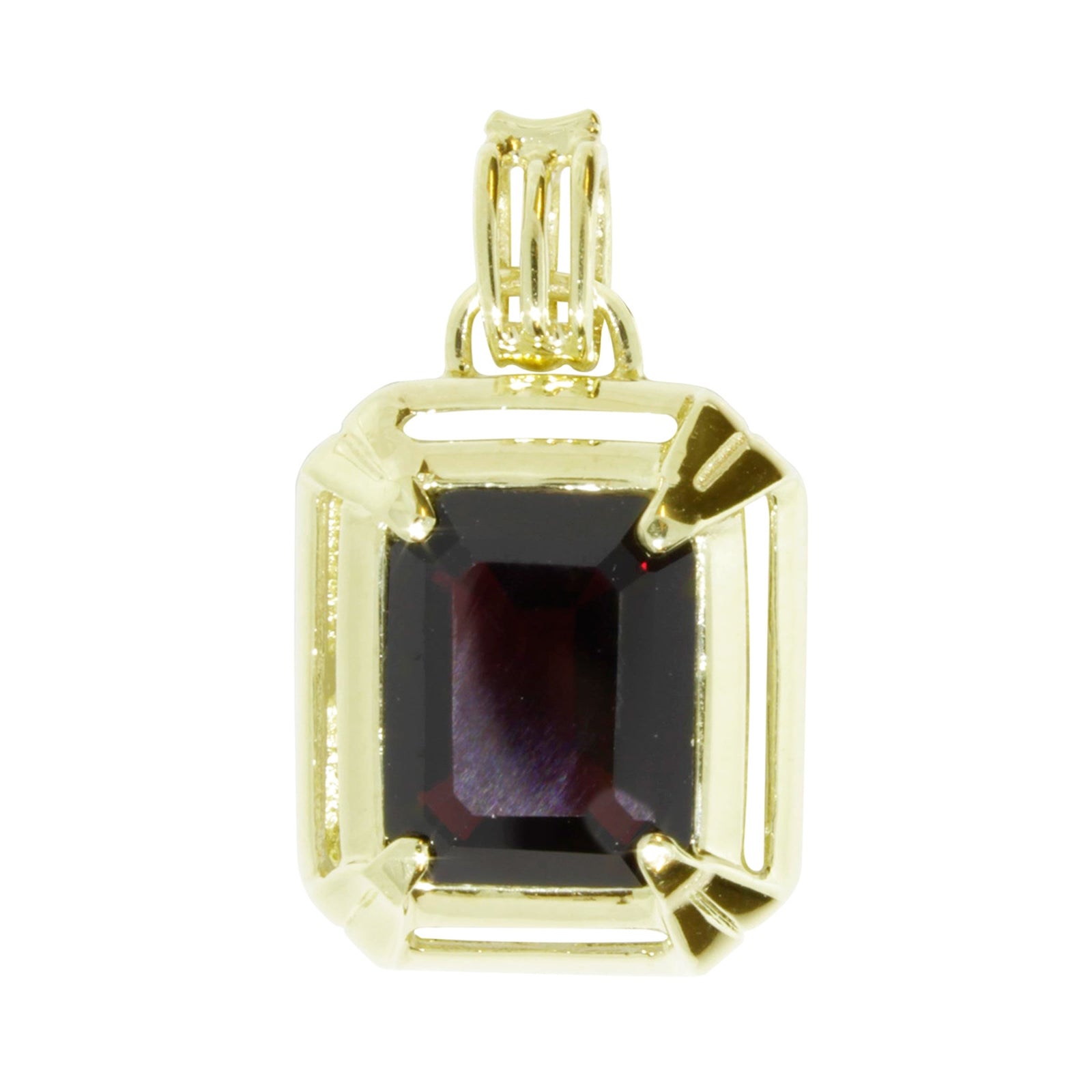 Anhänger Gold 333/000, Granat