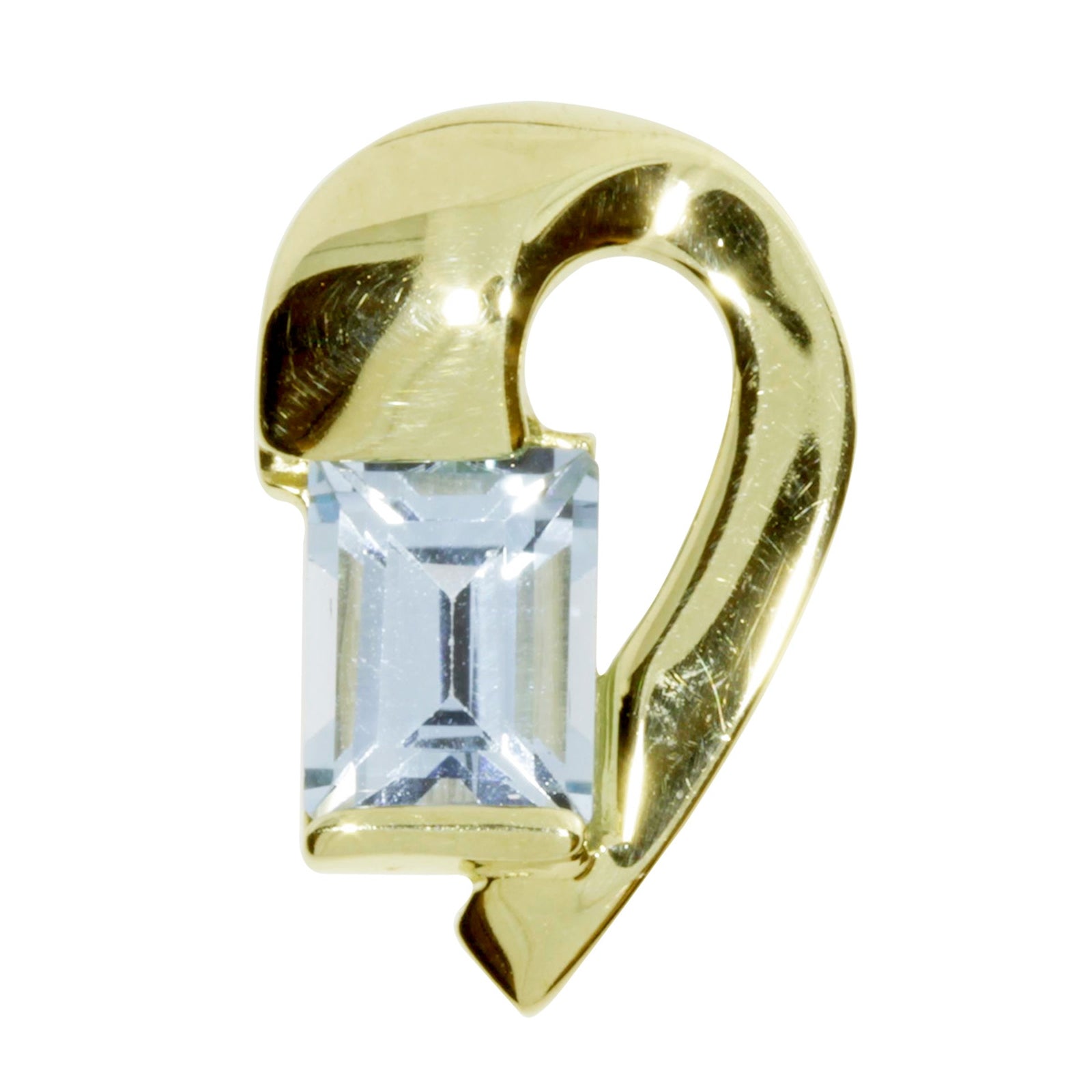 Anhänger Gold 333/000, Blautopas