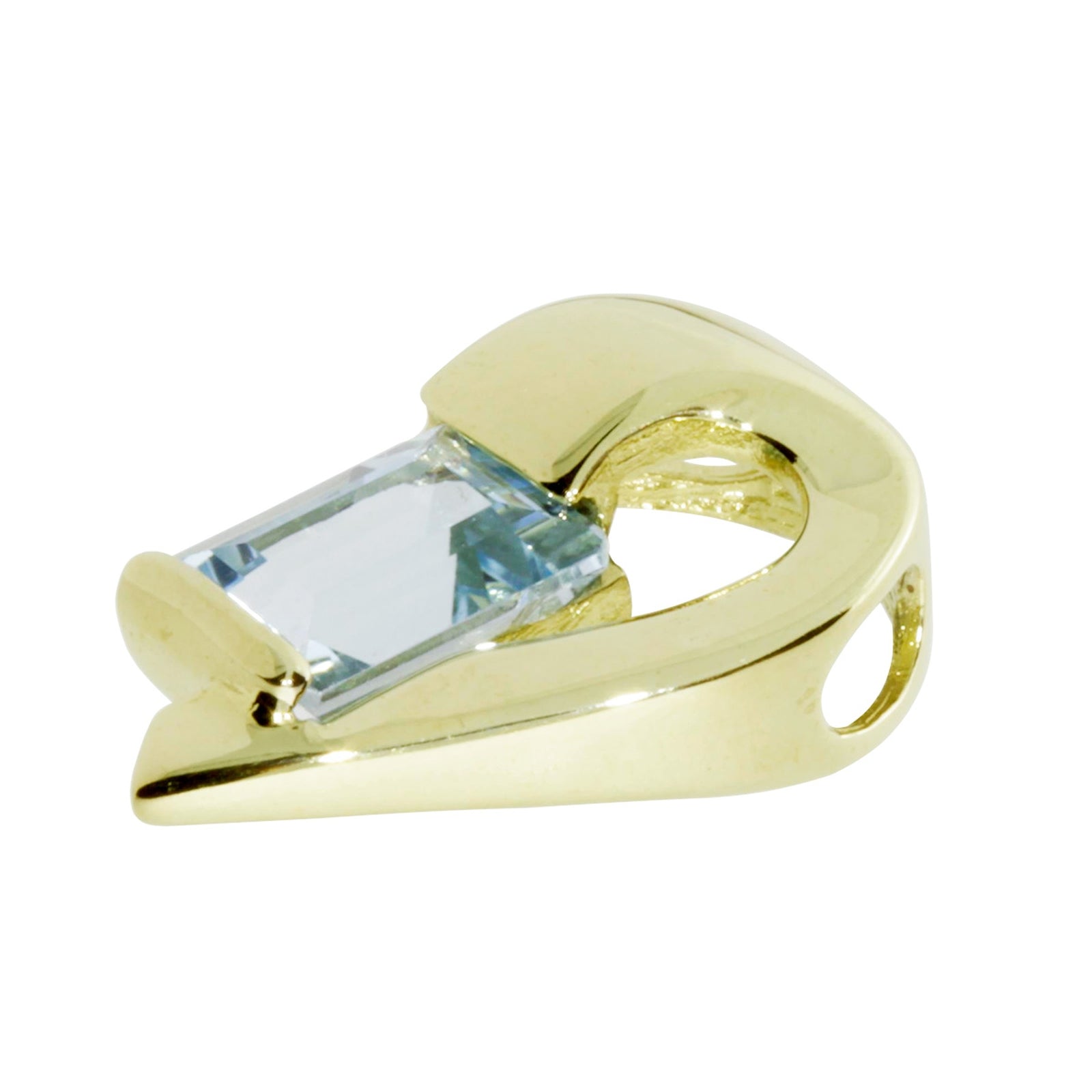 Anhänger Gold 333/000, Blautopas