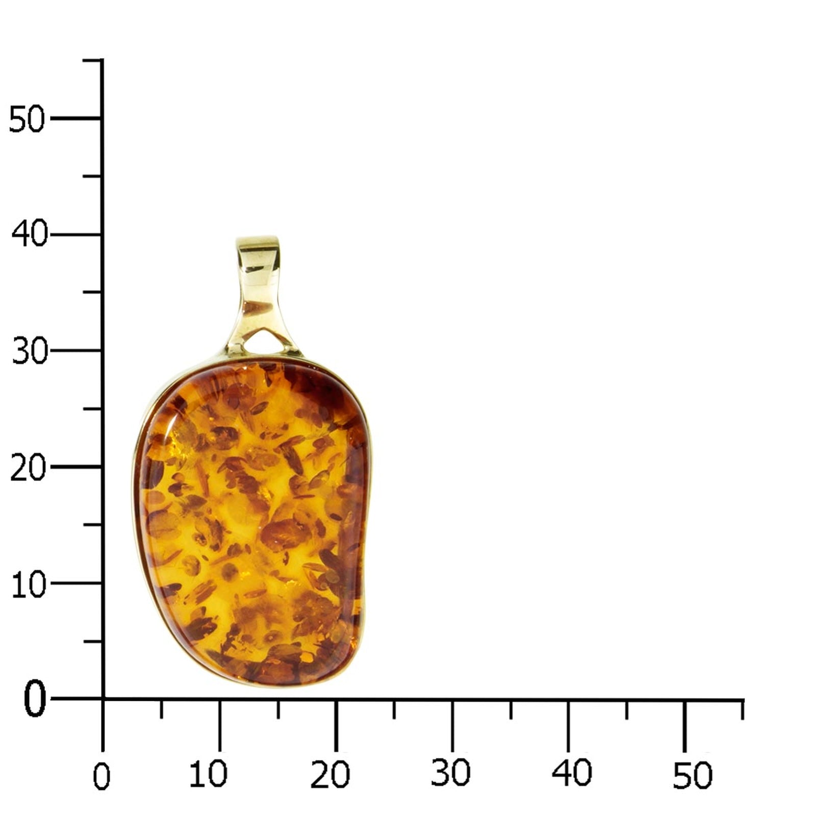 Anhänger Gold 333/000, Bernstein