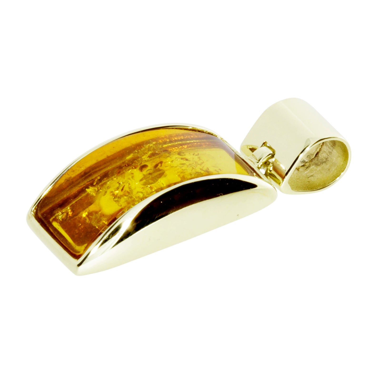 Anhänger Gold 333/000, Bernstein