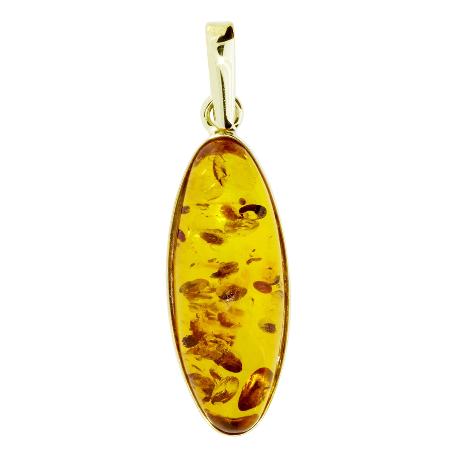Anhänger Gold 333/000, Bernstein