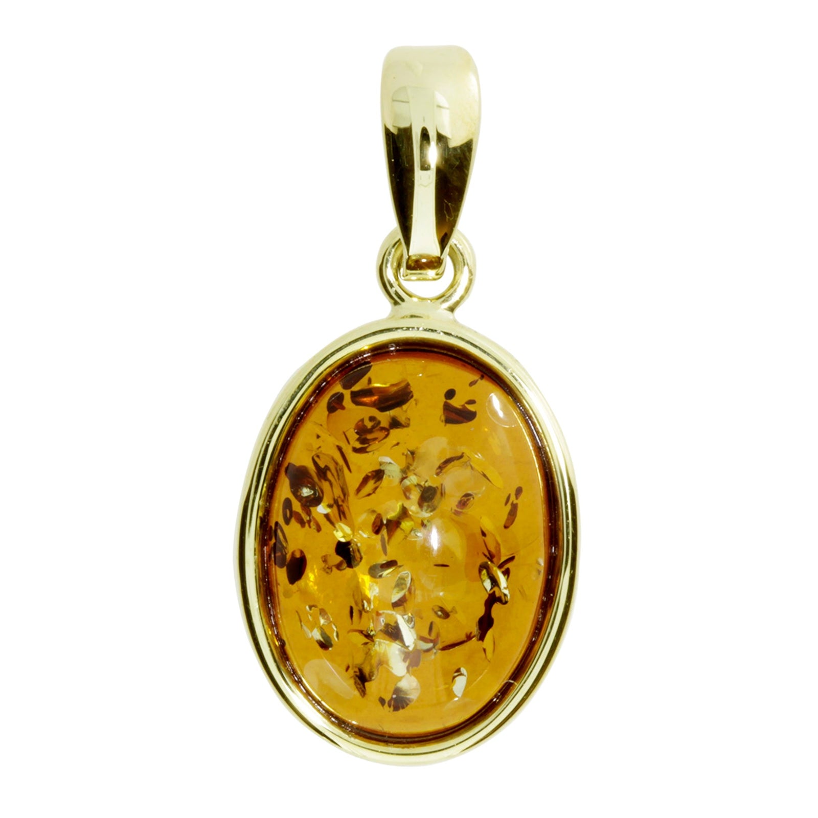 Anhänger Gold 333/000, Bernstein