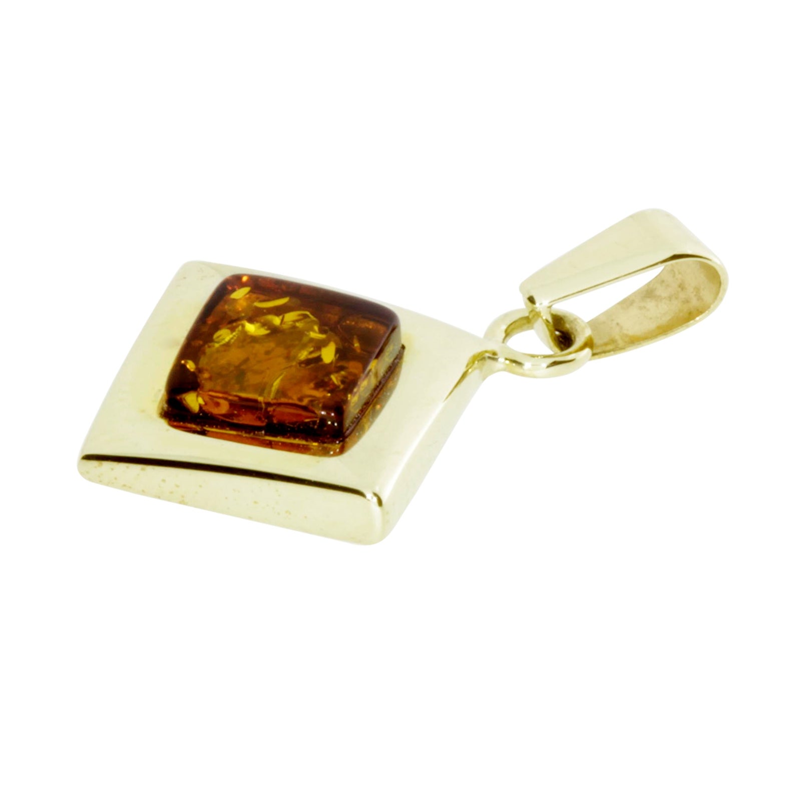 Anhänger Gold 333/000, Bernstein
