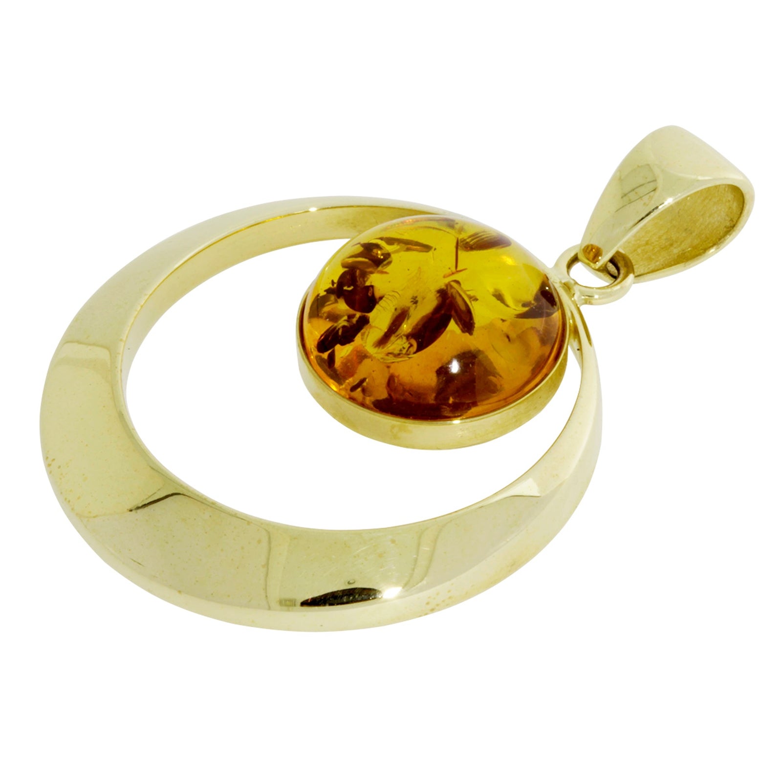 Anhänger Gold 333/000, Bernstein