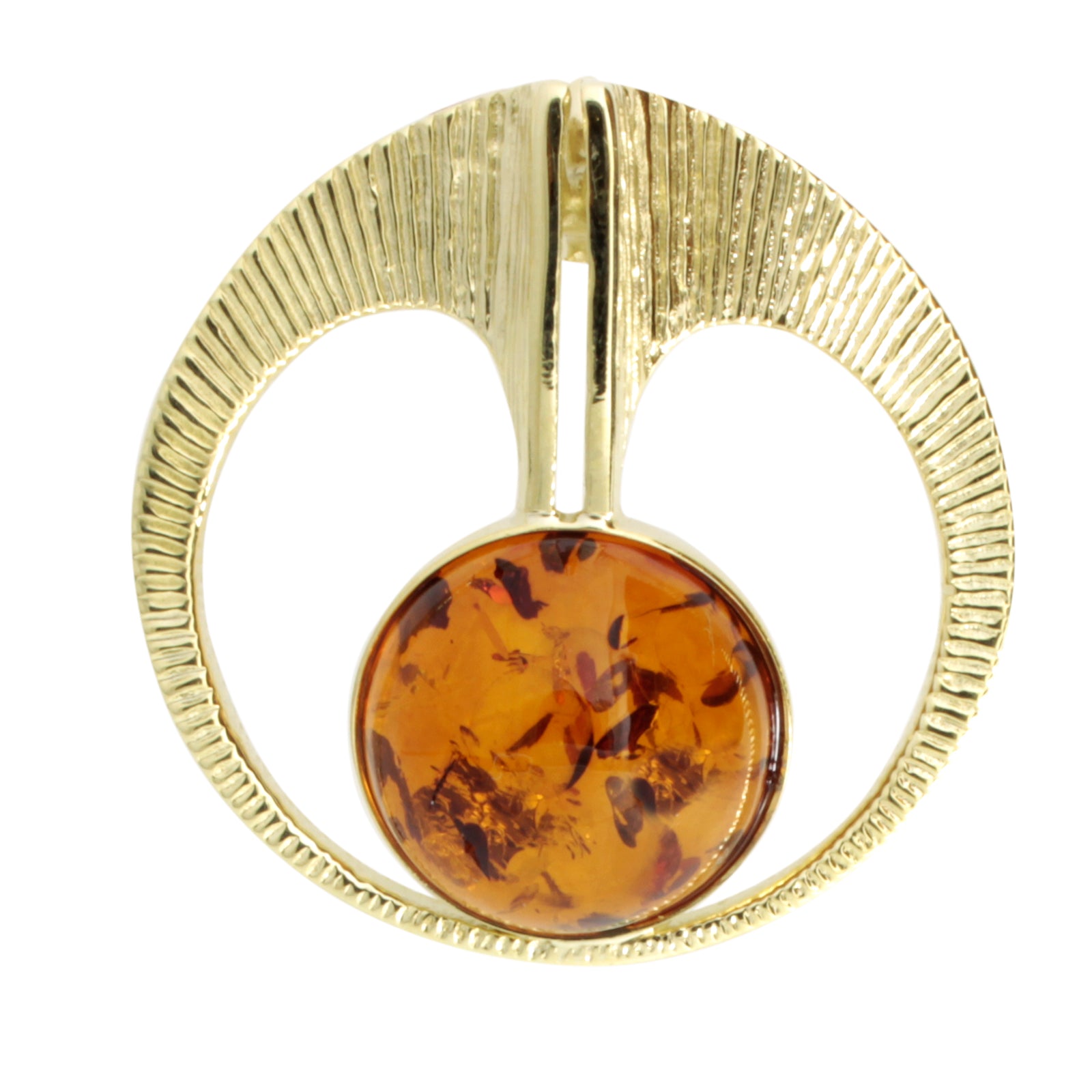 Anhänger-Gleiter Gold 333/000, Bernstein