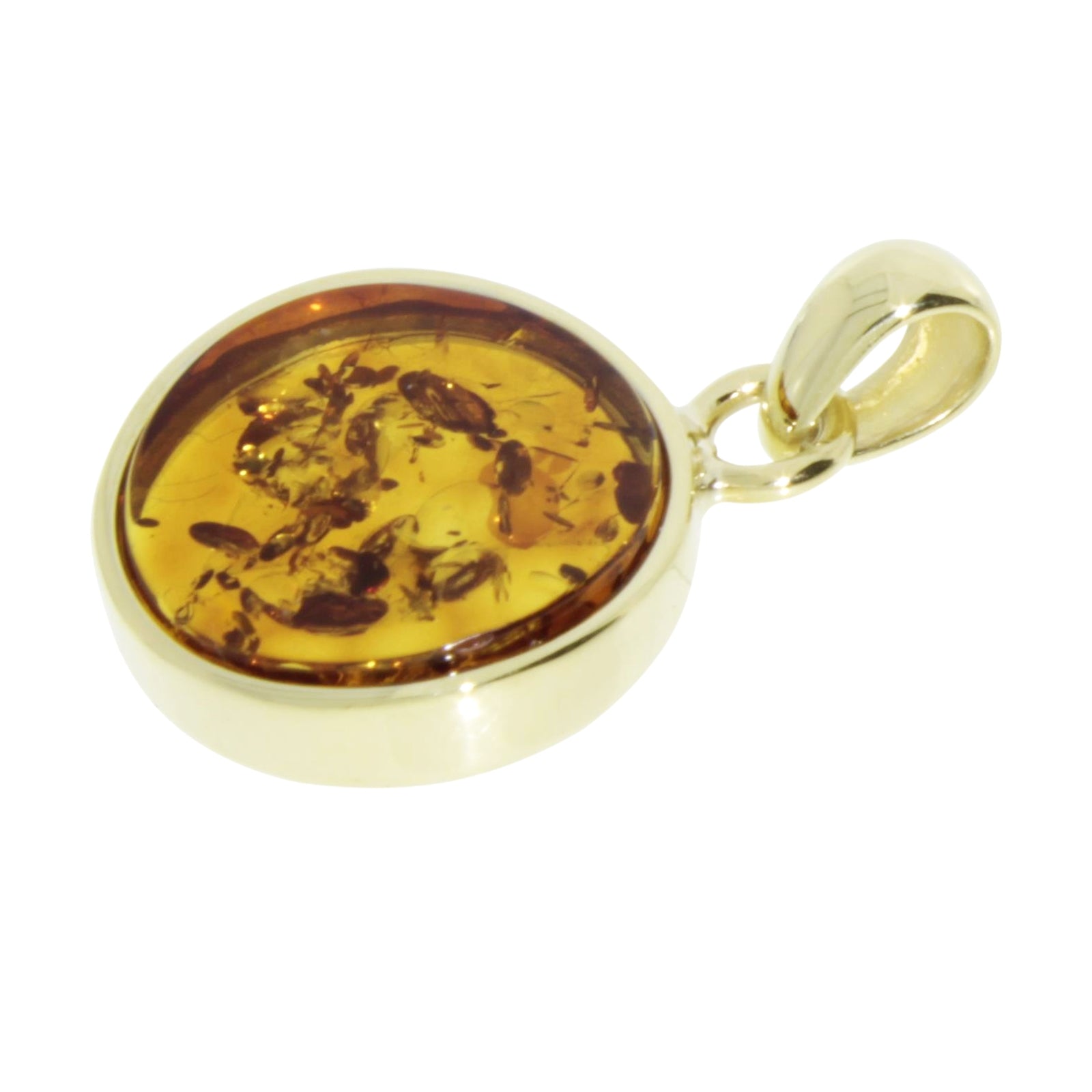 Anhänger Gold 333/000, Bernstein