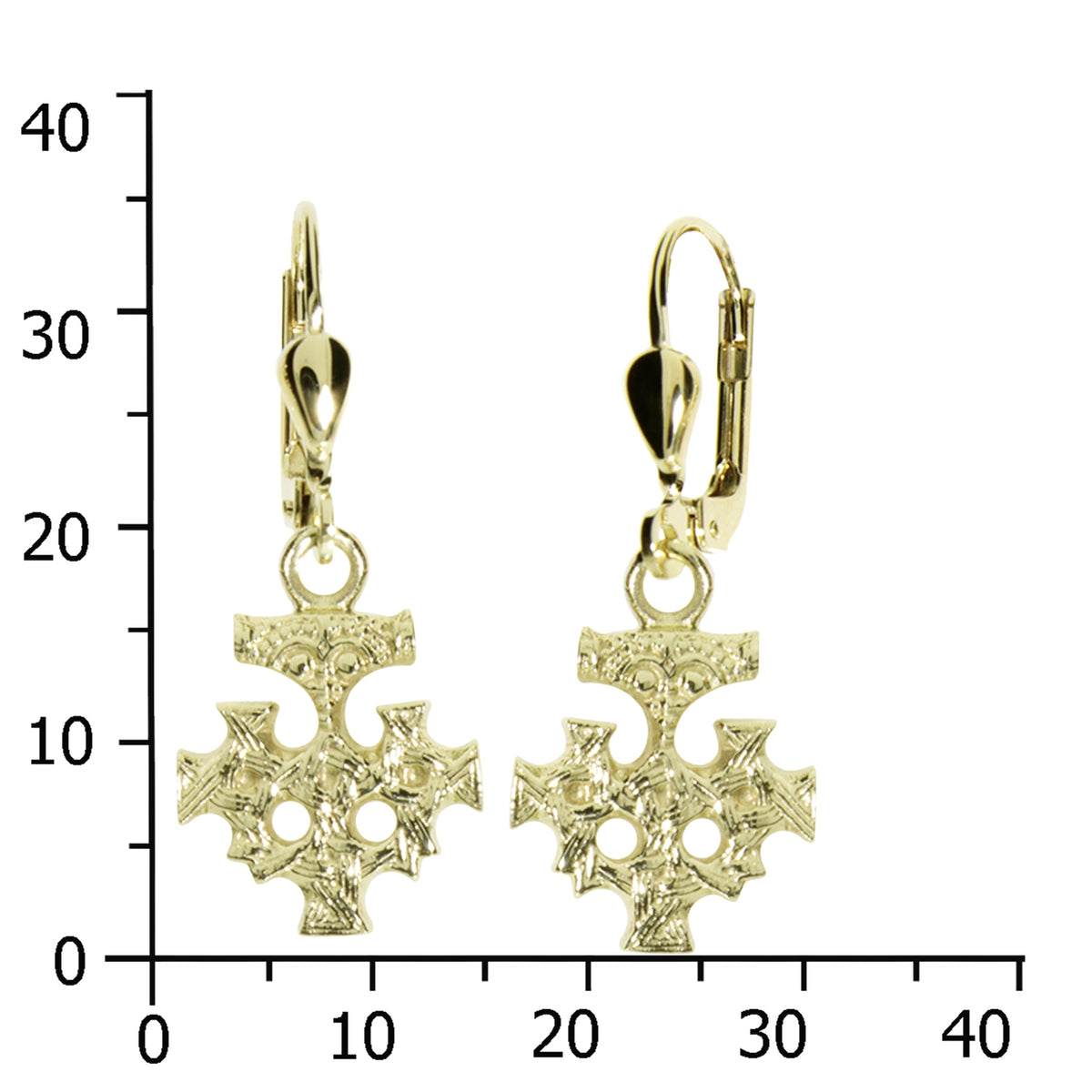 Ohrhänger Hiddensee, Gold 333/000