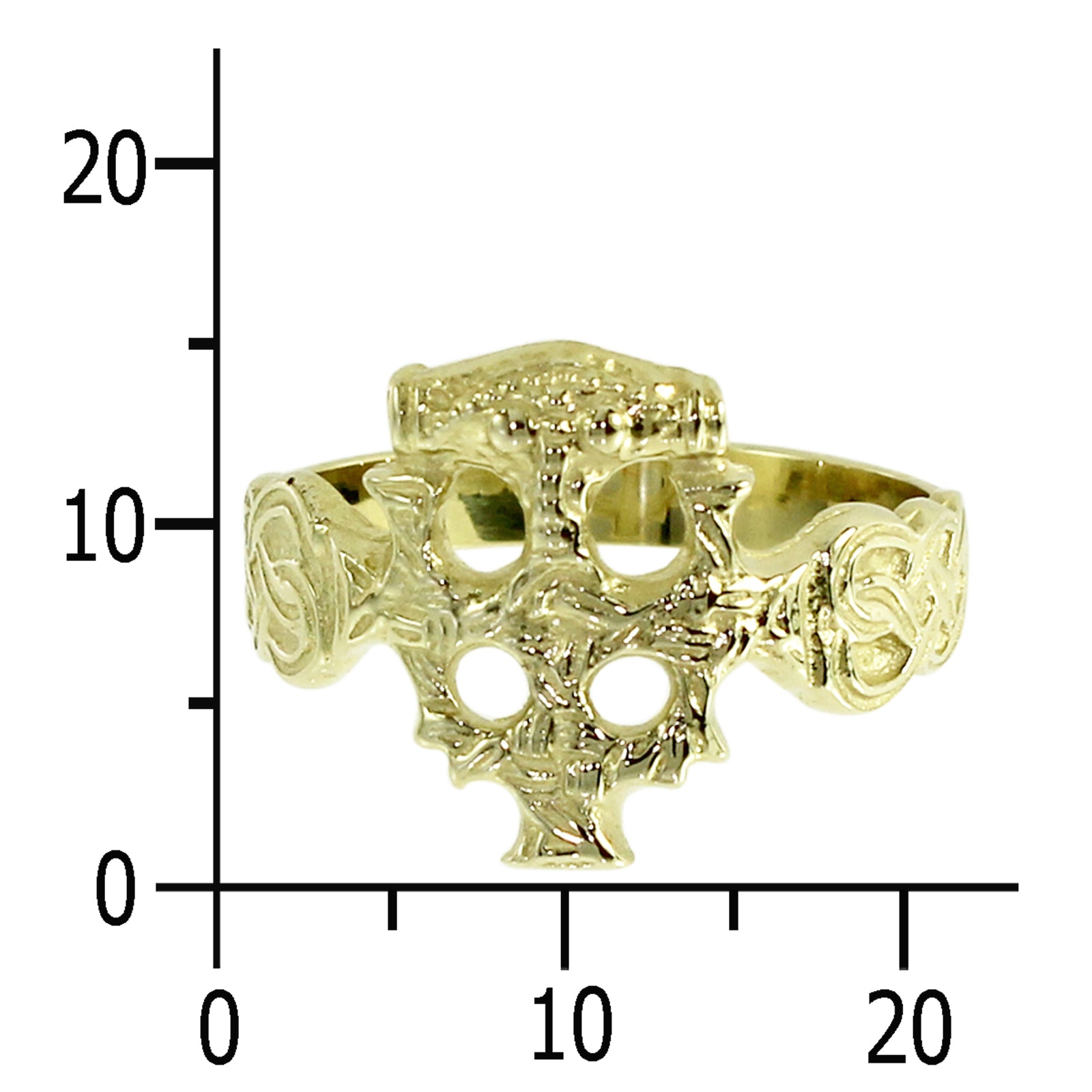 Ring Hiddensee Gold 333/000, -Größe wählbar-