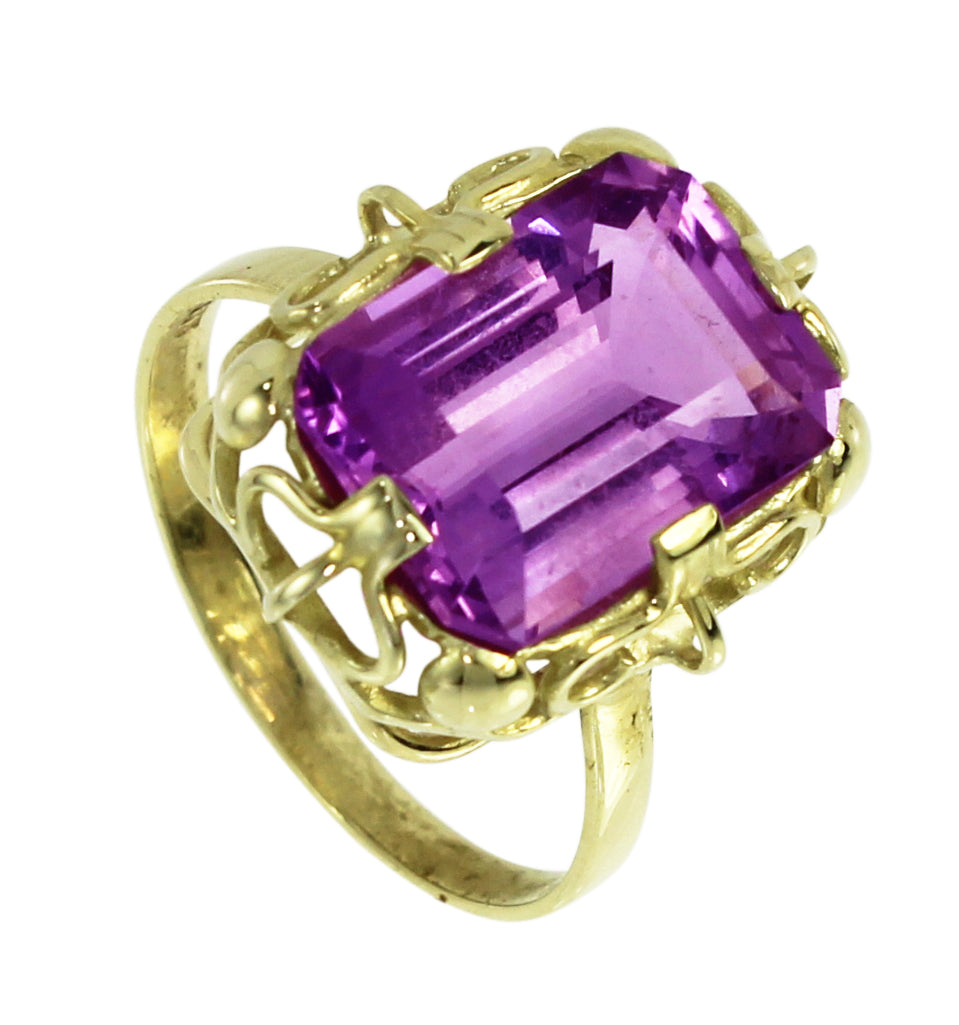 Ring Gold 333/000, Amethyst -Größe wählbar-