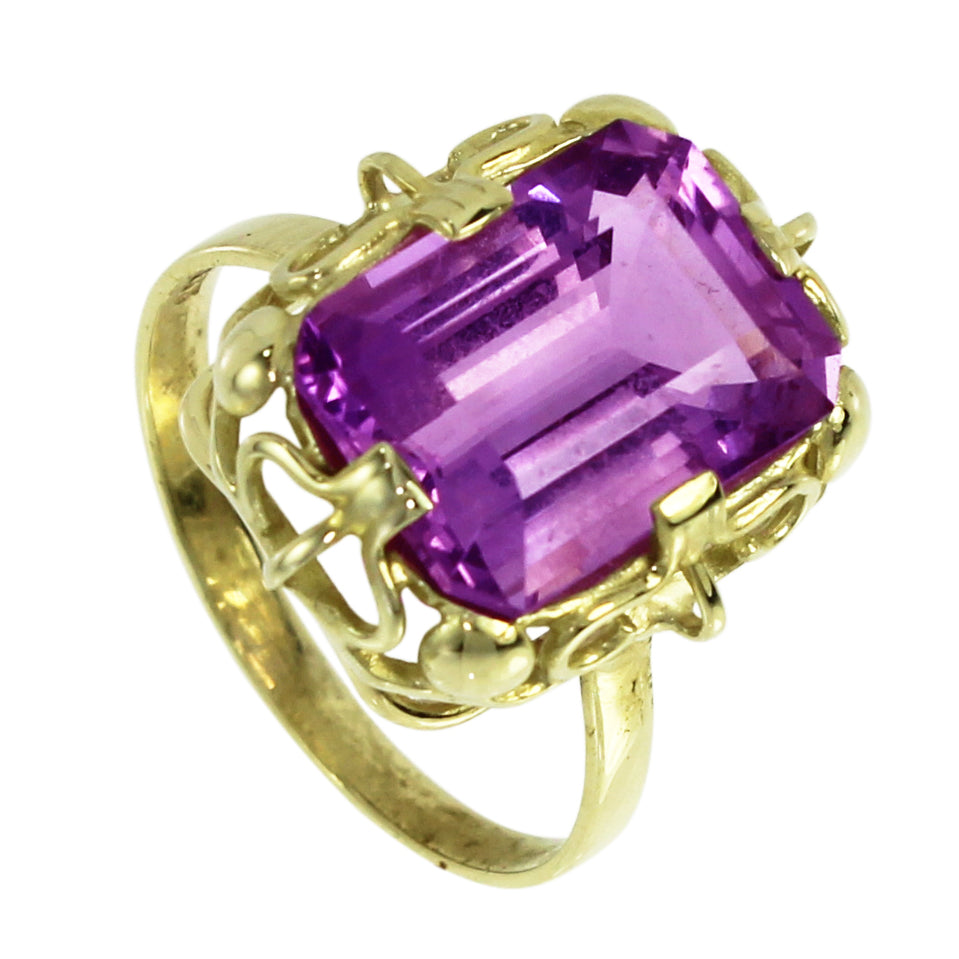 Ring Gold 333/000, Amethyst -Größe wählbar-