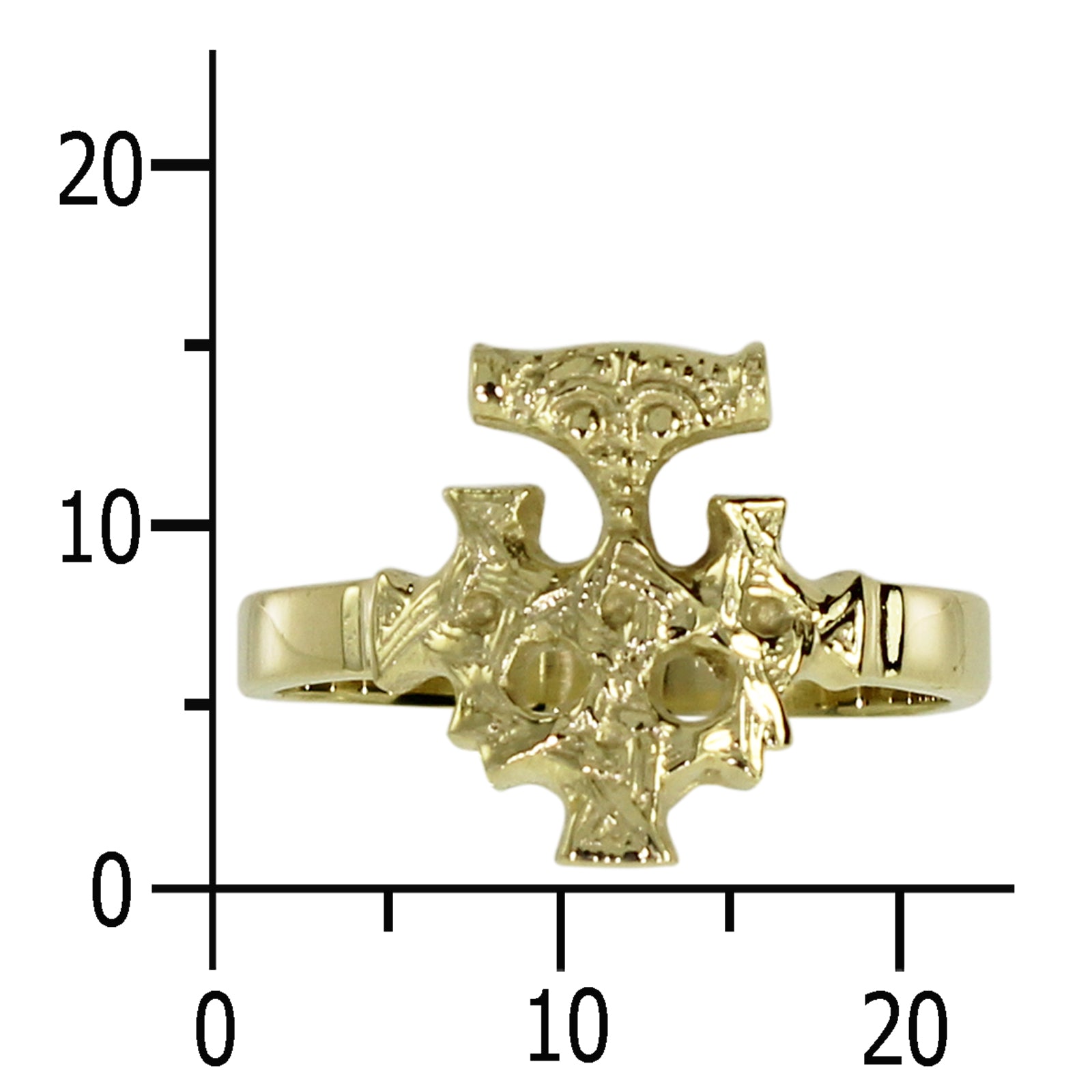 Ring Hiddensee Gold 333/000, -Größe wählbar-