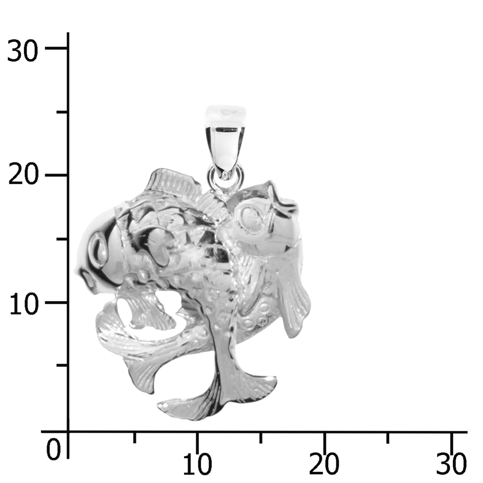 Anhänger Silber 925/000, Fische