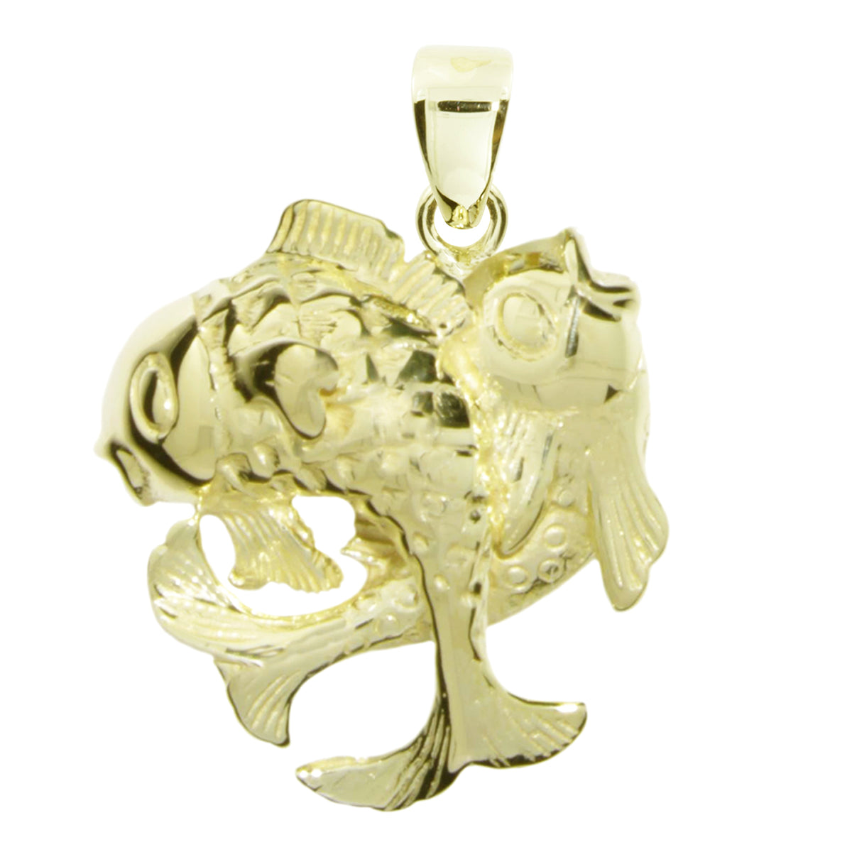 Anhänger Silber vergoldet, Fische