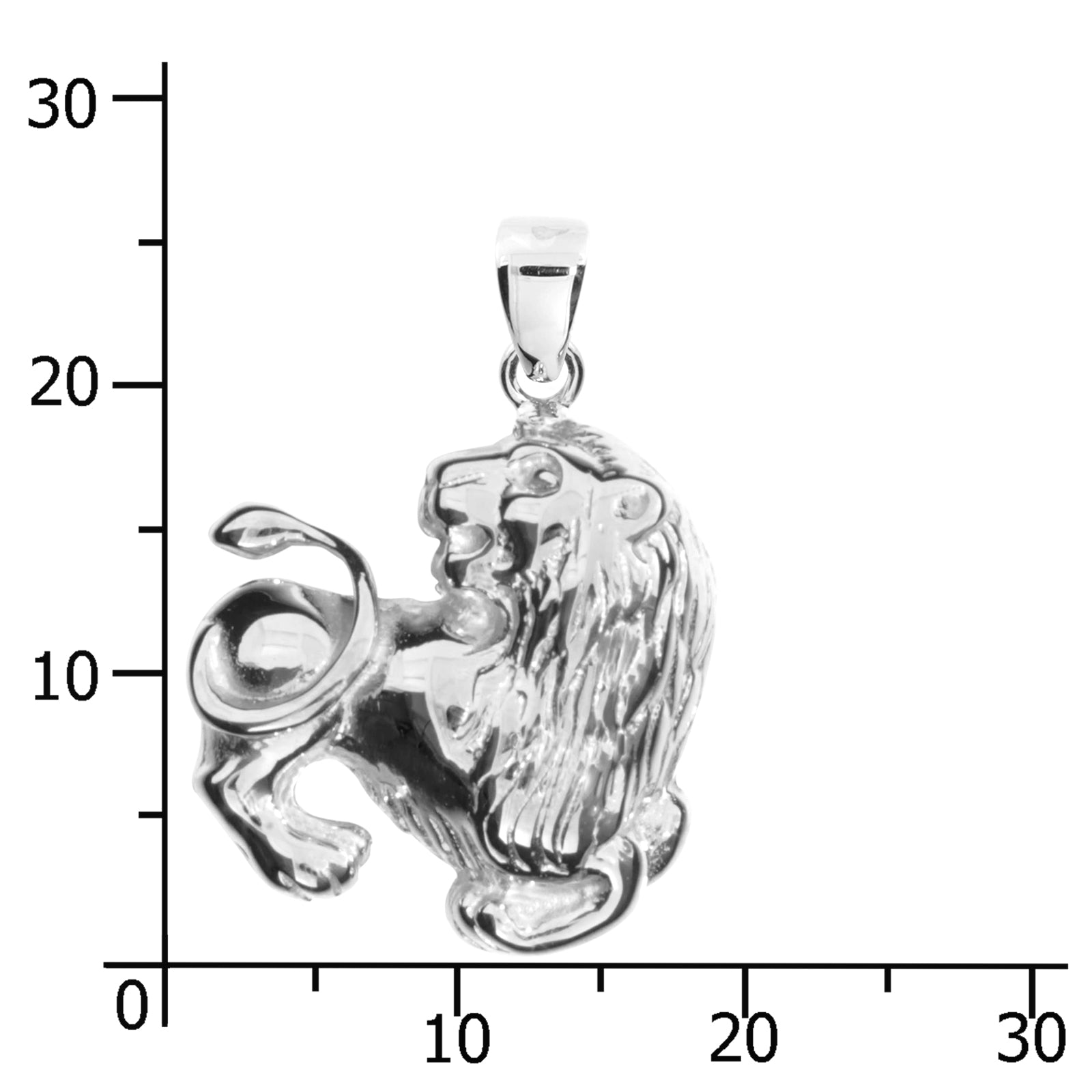 Anhänger Silber 925/000, Löwe