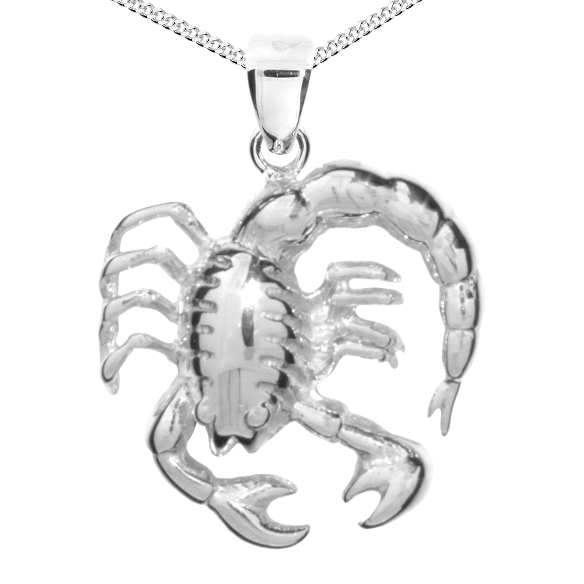 Kette mit Anhänger Silber 925/000, 42 cm, Skorpion