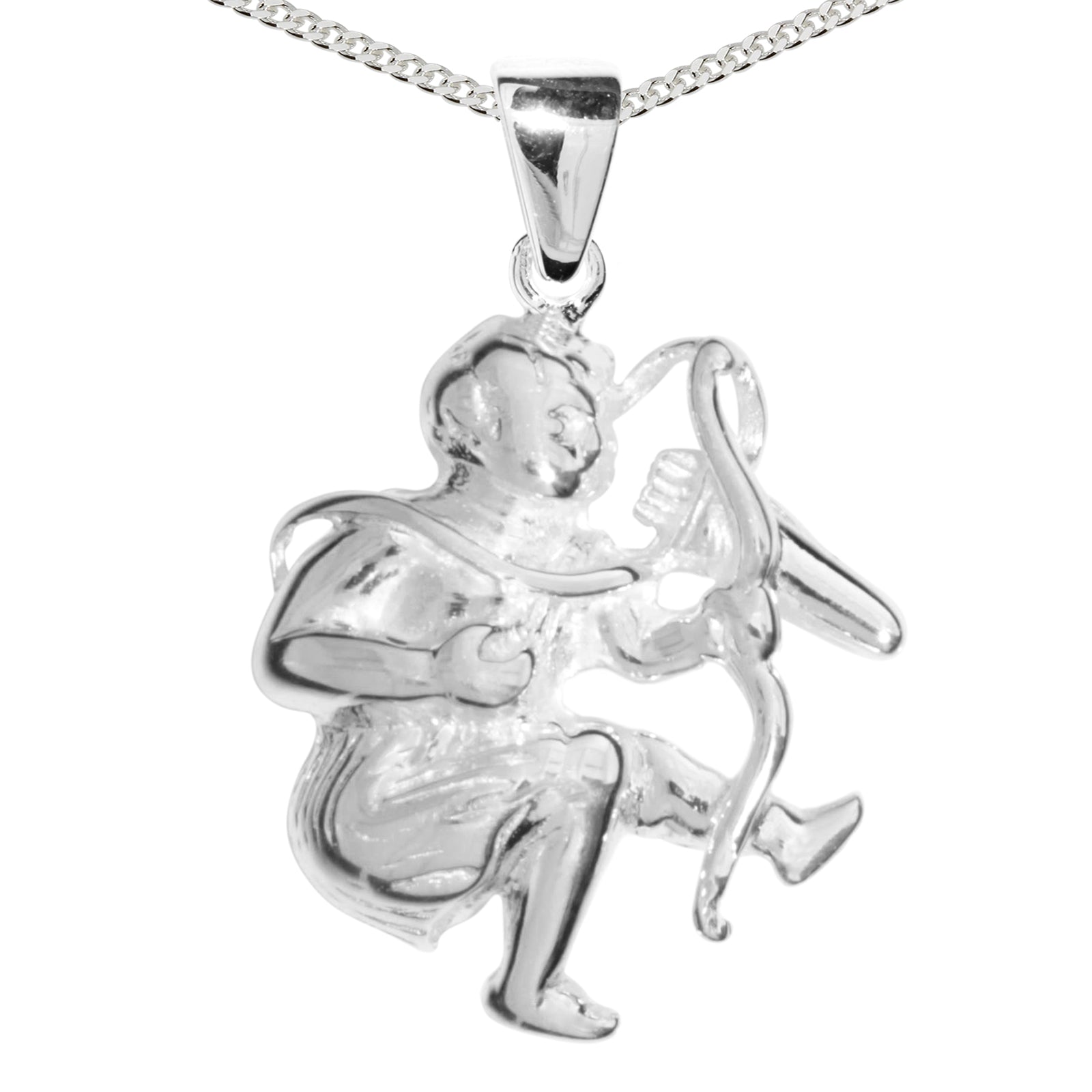 Kette mit Anhänger Silber 925/000, 42 cm, Schütze
