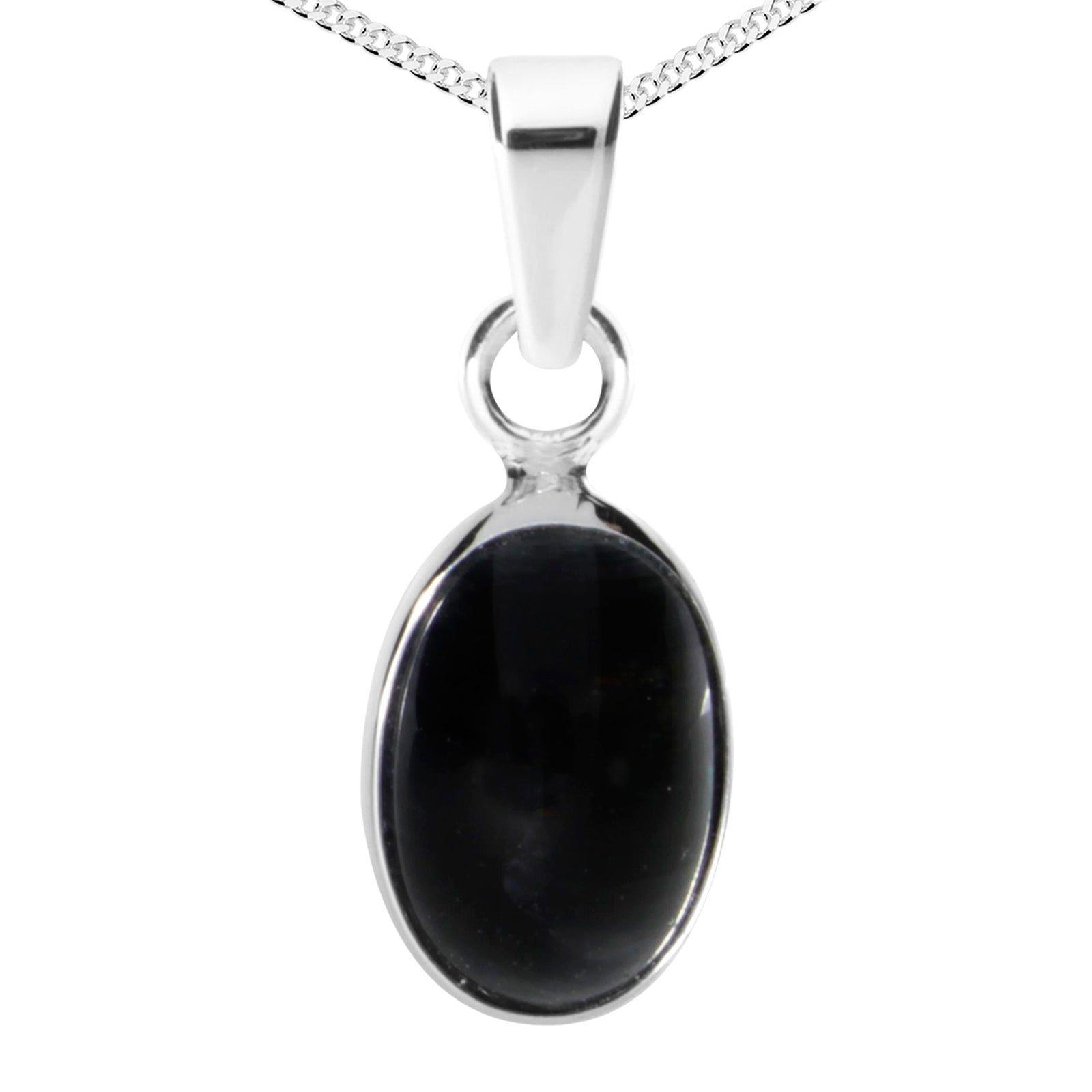 Kette mit Anhänger. Silber 925/000, 42 cm oder 45 cm, Falkenauge