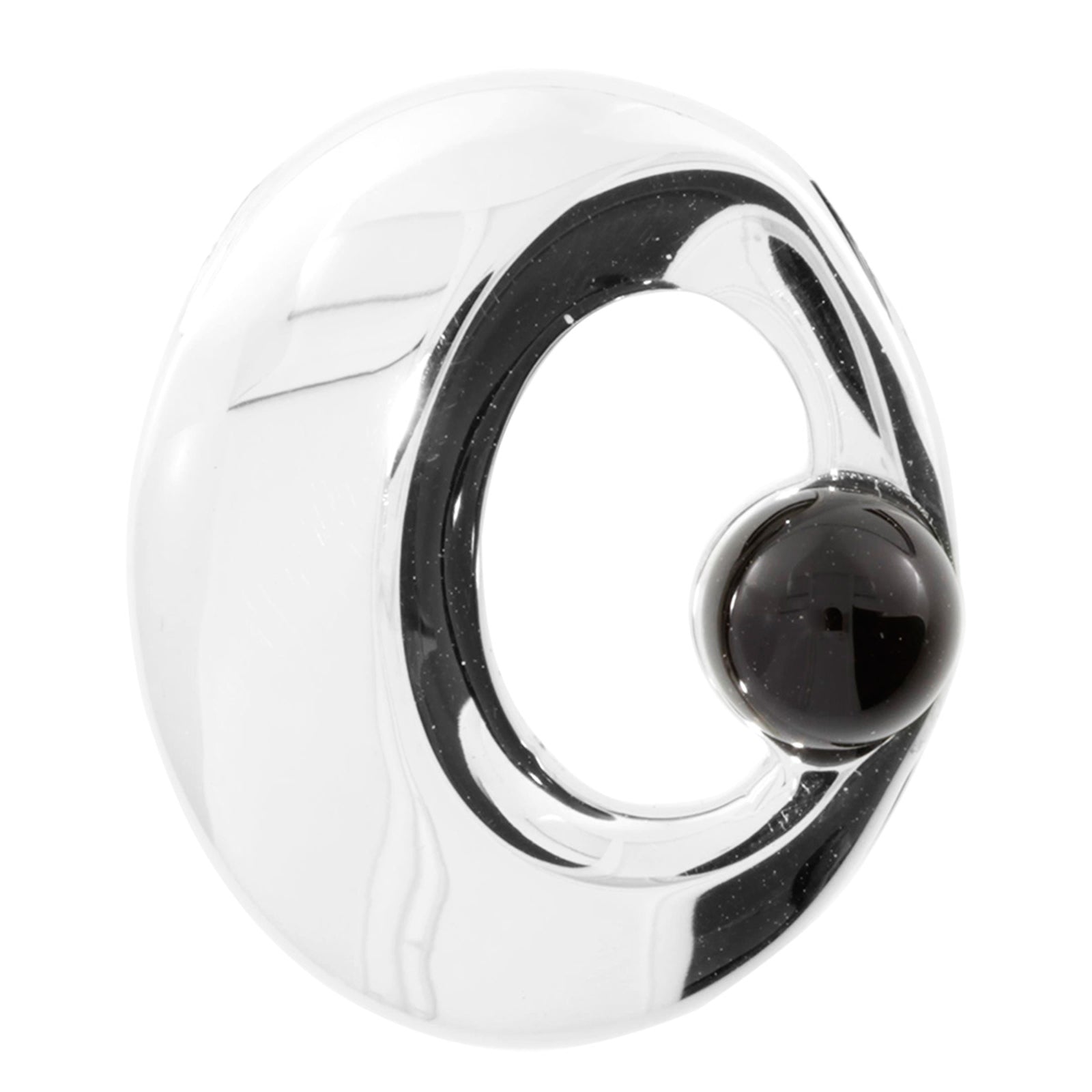 Anhänger-Gleiter Silber 925/000, Onyx