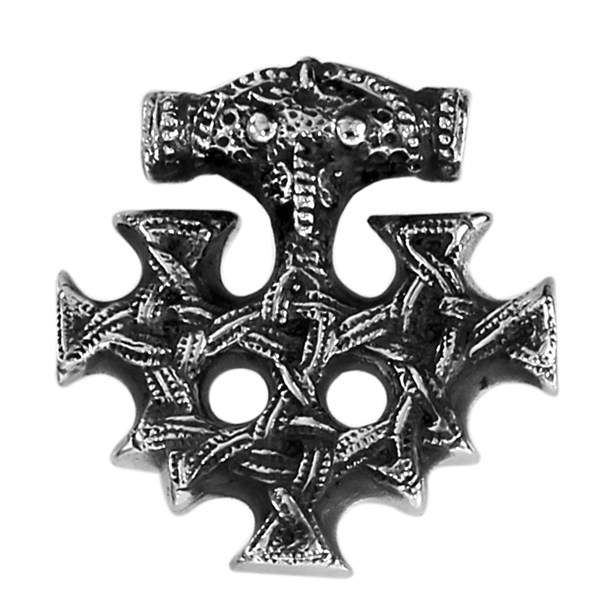 Anhängerbrosche Hiddensee, Silber 925/000, oxyd.