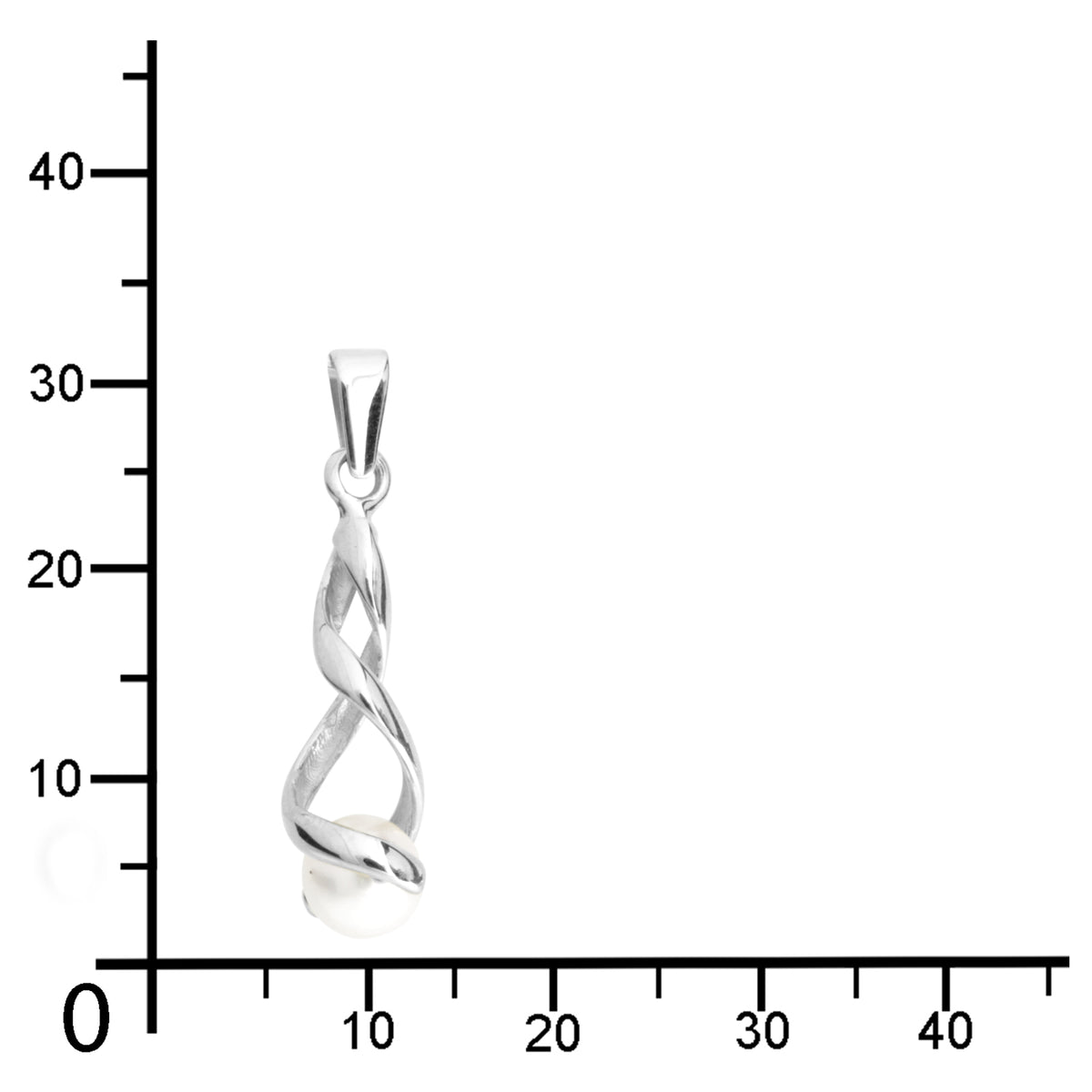 Anhänger Silber 925/000, Zuchtperle