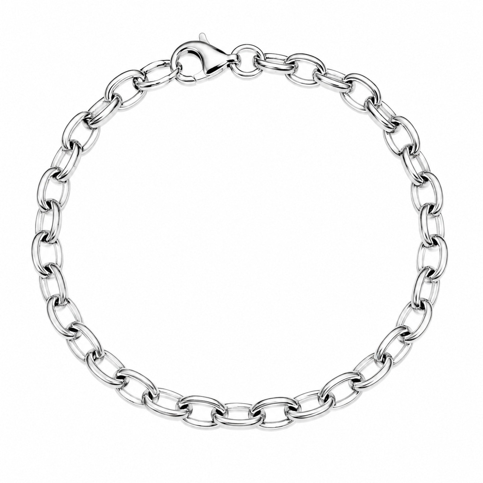 Charmsarmband, 19 cm,  Silber 925/000