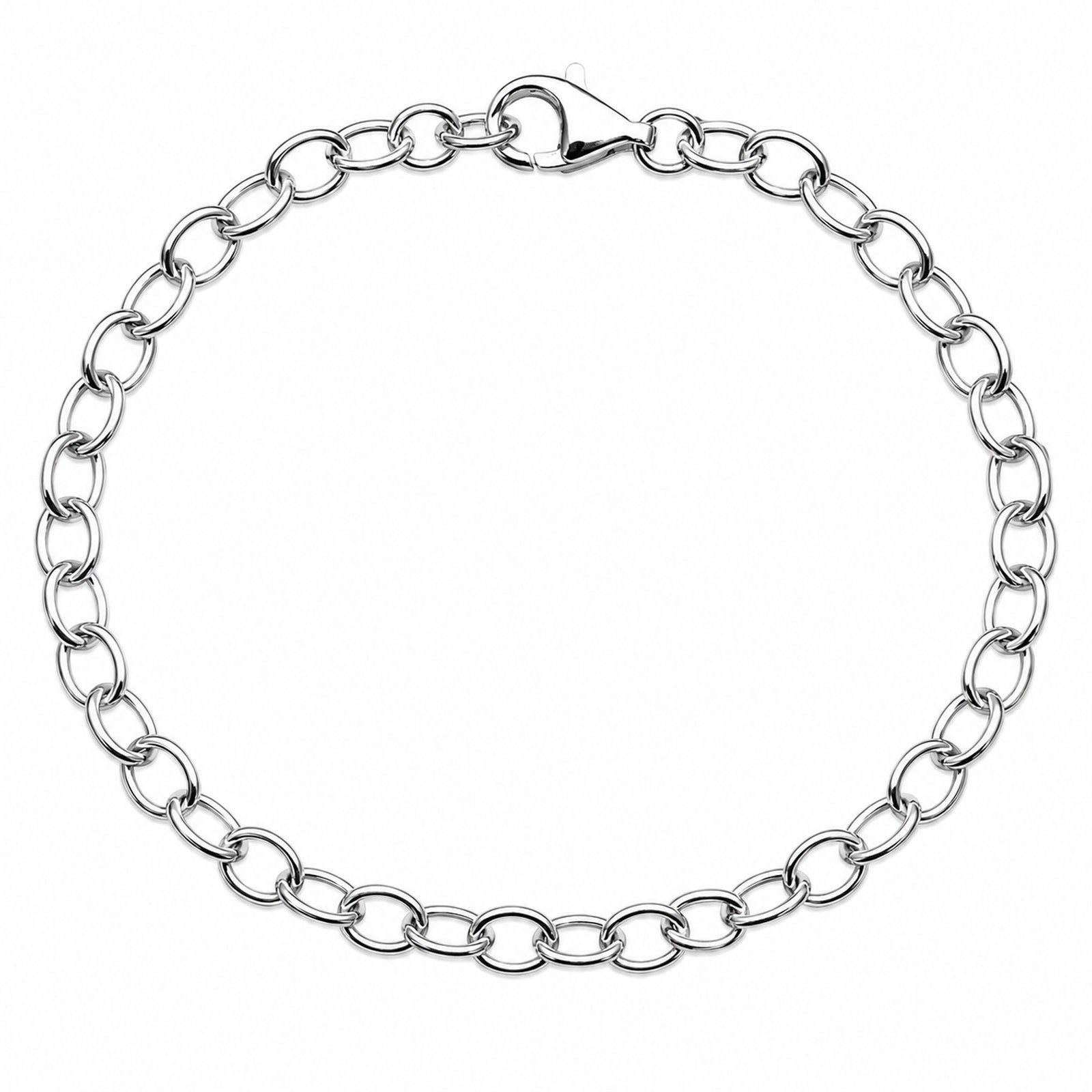 Charmsarmband, 19 cm,  Silber 925/000