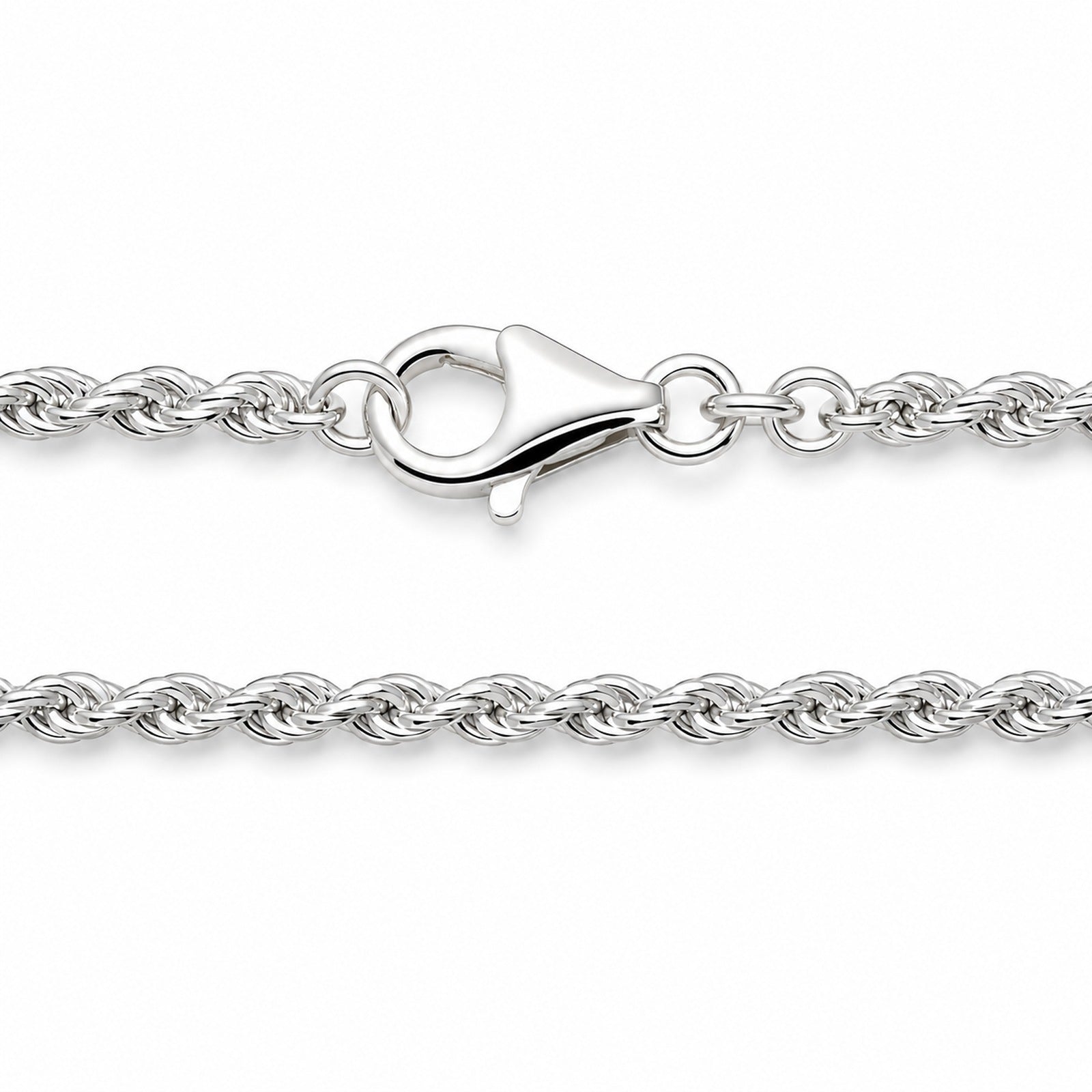 Kette Silber 925/000, Kordel 2,2 mm breit -Länge wählbar-