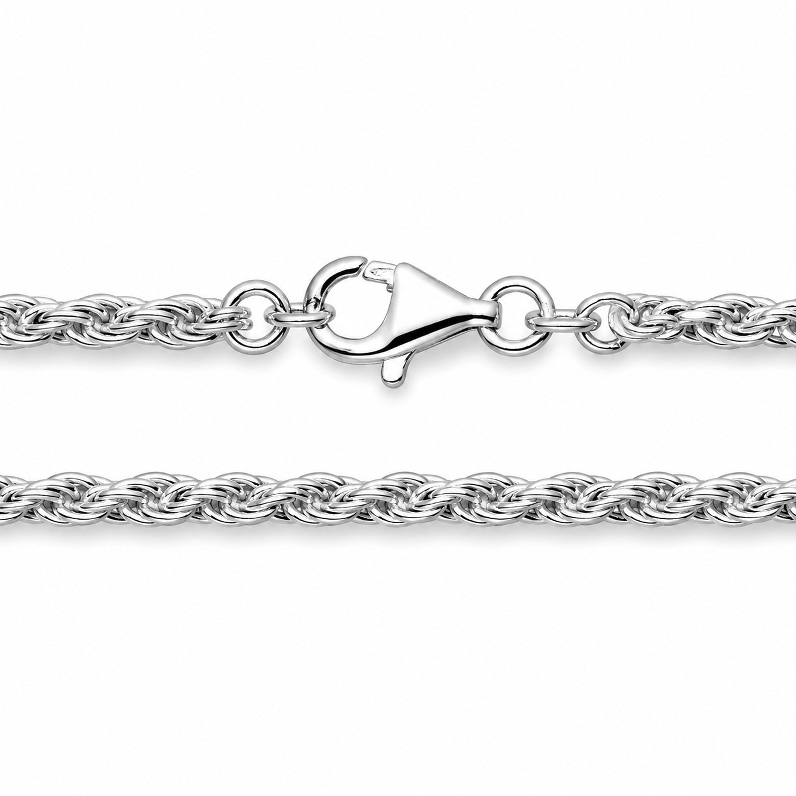 Kette Silber 925/000, Kordel 2,8 mm breit -Länge wählbar-
