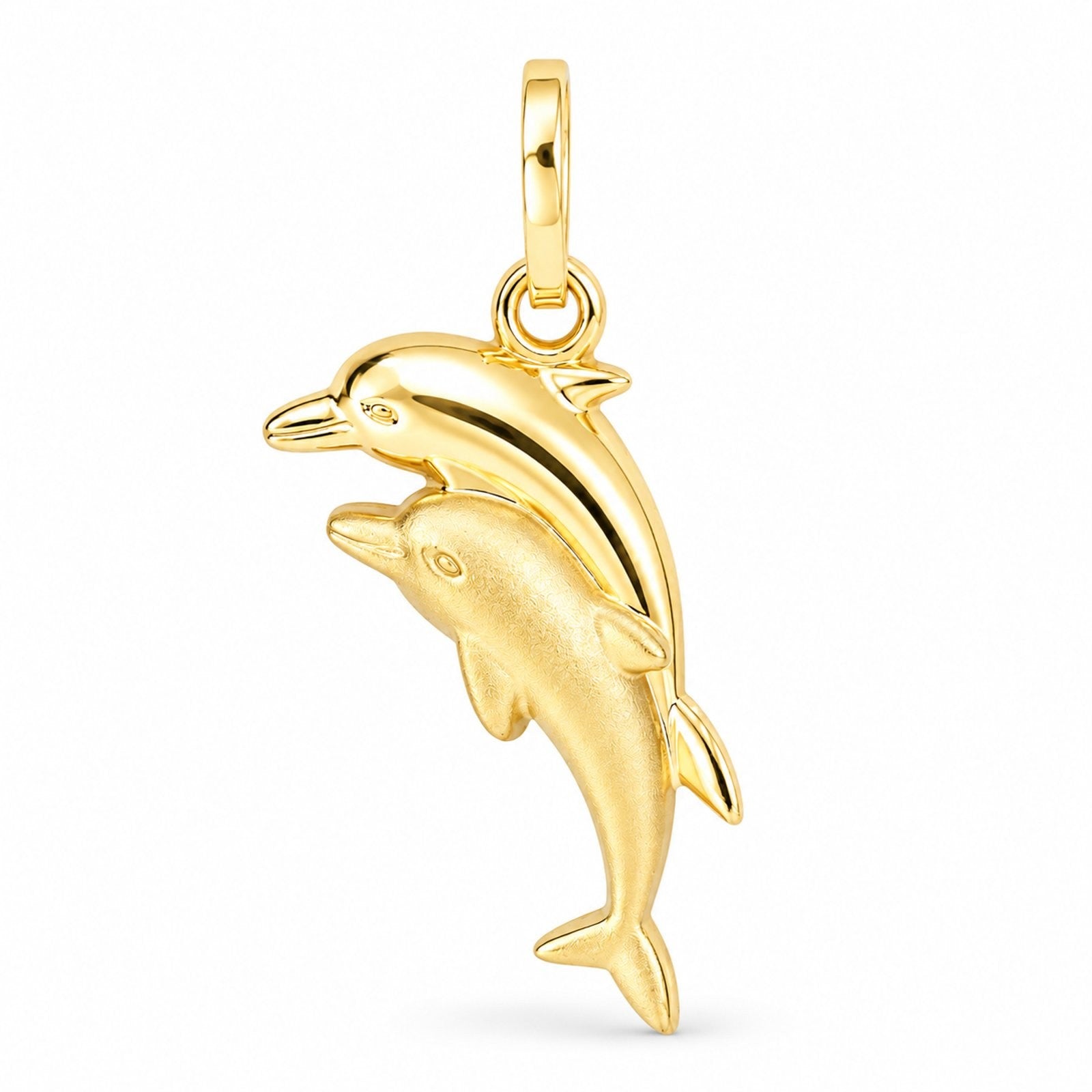 Anhänger Gold 333/000, Delphinpaar